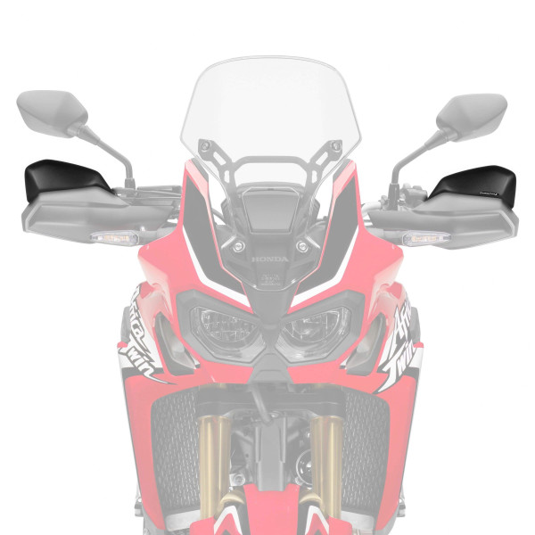 Pyramid Plastics Pyramid handguard extensions | matte black | honda crf 1000 l africa twin 2016>2019